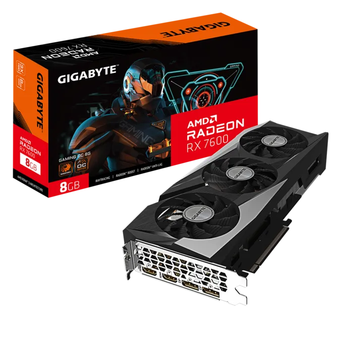 GIGABYTE Radeon 7600 Gaming OC 8GB