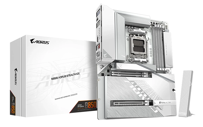 Gigabyte B850 Aorus Stealth Ice