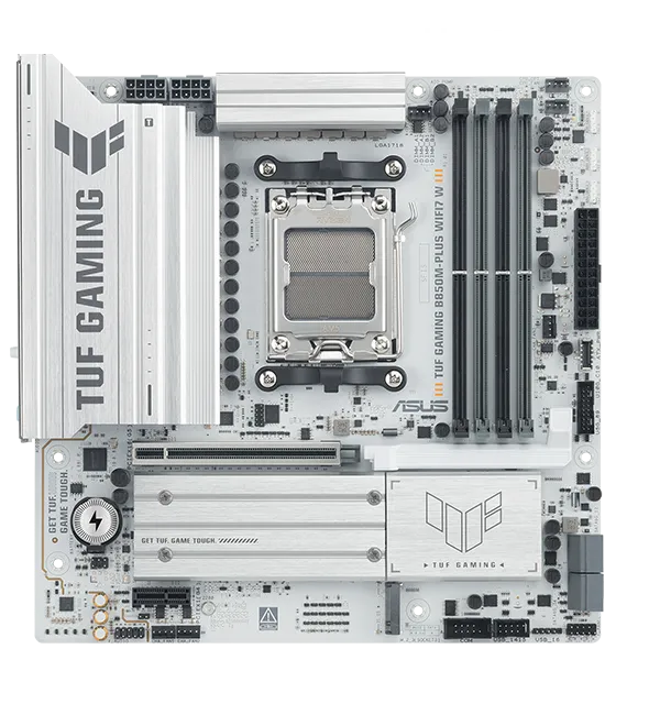 ASUS TUF GAMING B850M-PLUS WIFI7 WHITE