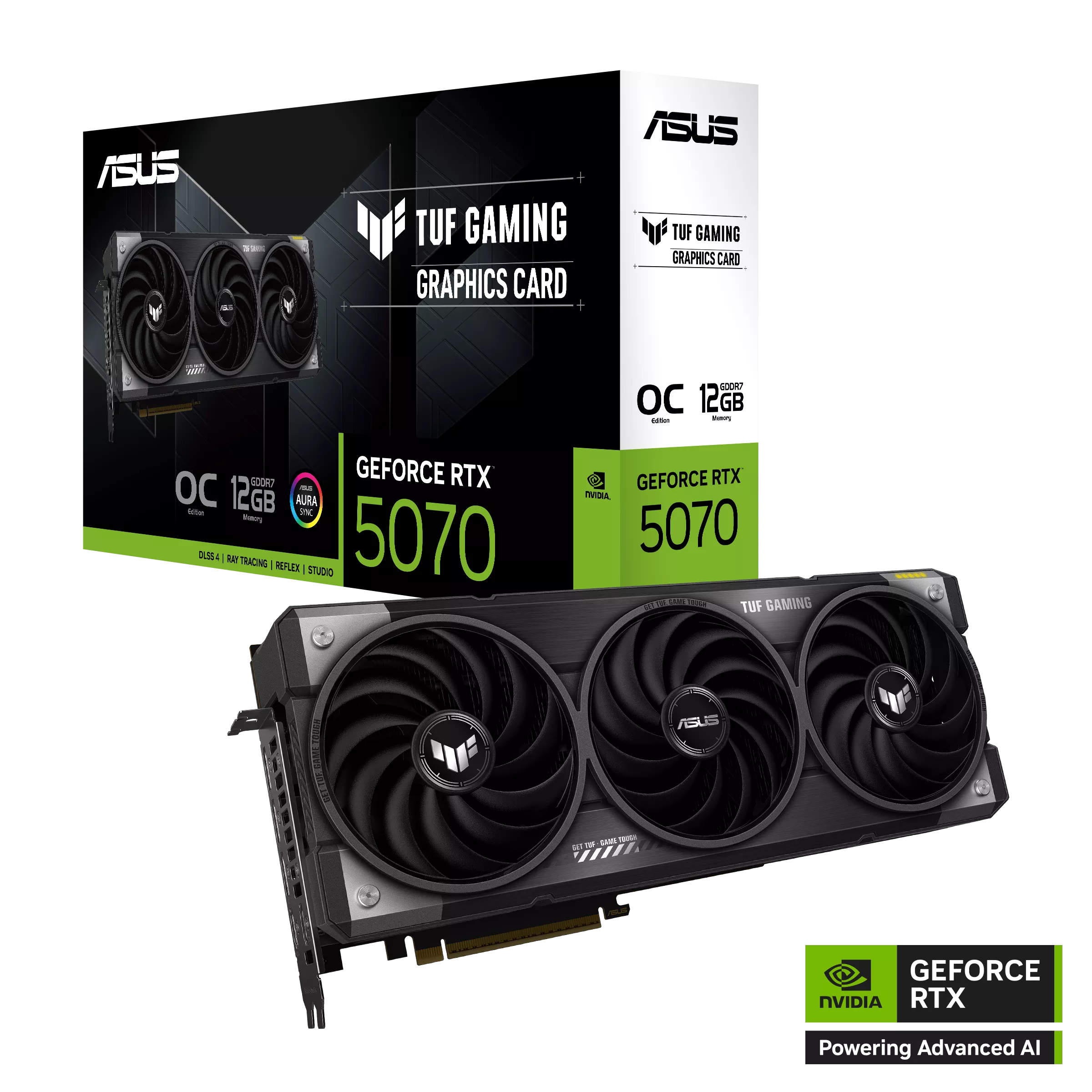 ASUS TUF Gaming GeForce RTX 5070 OC Edition 12GB GDDR7
