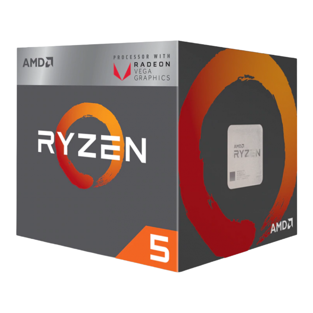 AMD Ryzen 5 3400G, with Wraith Spire cooler