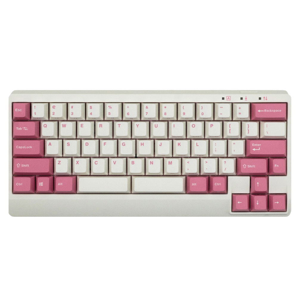 Leopold FC650M Doble Space Light Pink PD/Silent Red SW